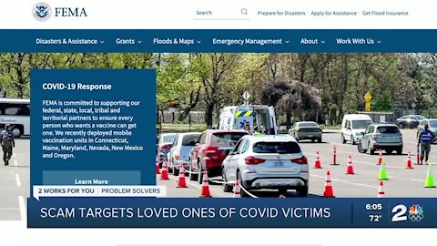 Scammers target loved ones of COVID-19 victims