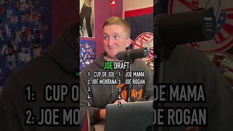 THE JOE DRAFT!! Comment Who Won! #shorts
