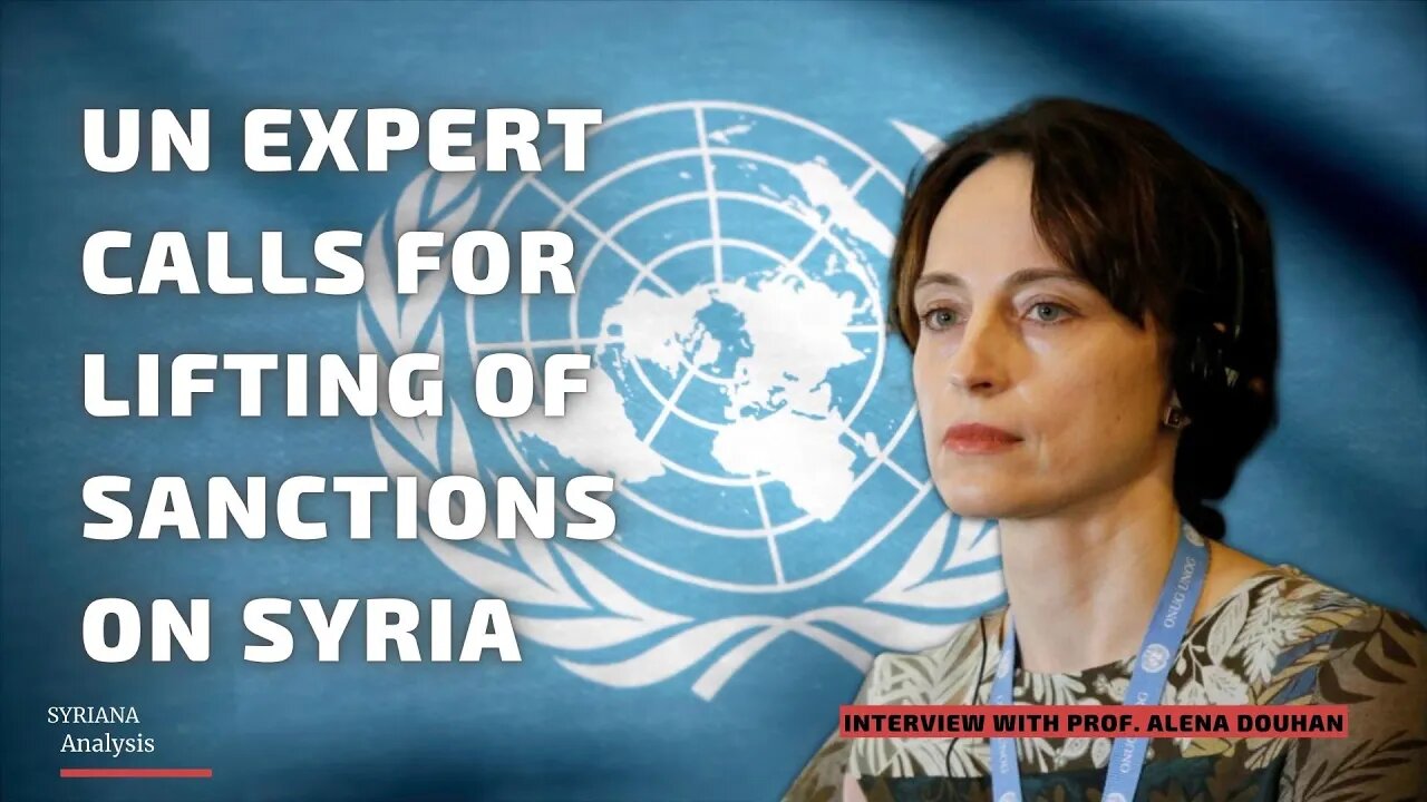 UN expert calls for lifting of SANCTIONS on Syria