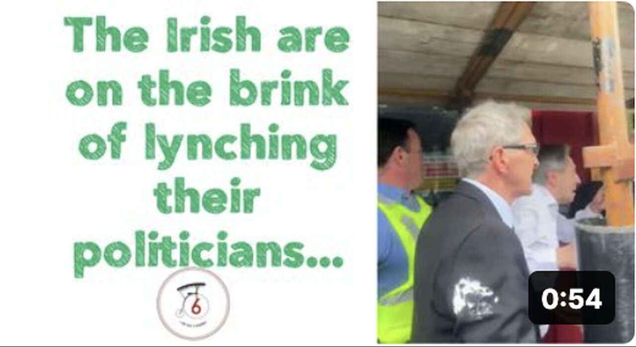 The Irish are on the brink of lynching their politicians...