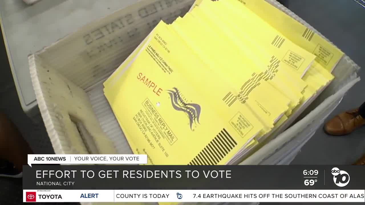 National City mayor encouraging residents to vote