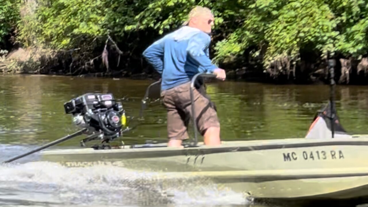 Epic Water Test of Restored Jon Boat Long Tail: Conquering MidMichigan’s Shallow, Rocky Grand River!