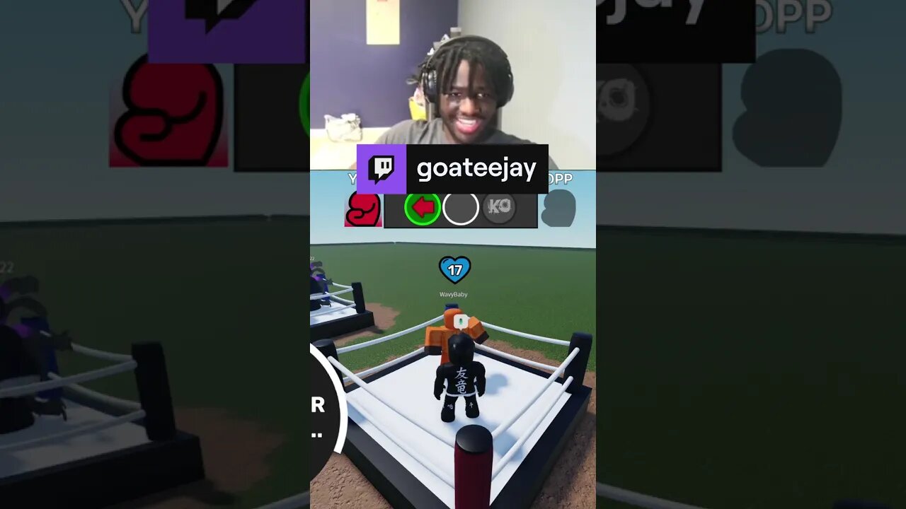 DUNKIN ON TFSAM Roblox Shadow Boxing | goateejay on #Twitch #roblox #shadowboxing