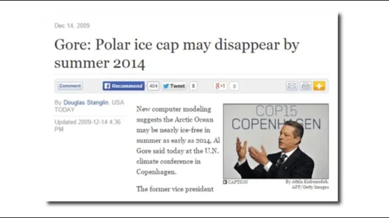 Al Gore Discusses Ice