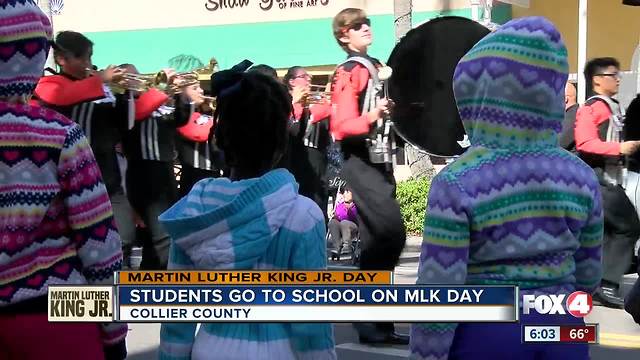 Parents pull kids out of school for MLK Day parade; class in session as make-up day