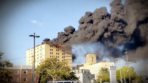 Hospital In Queens New York Bursts Into Flames