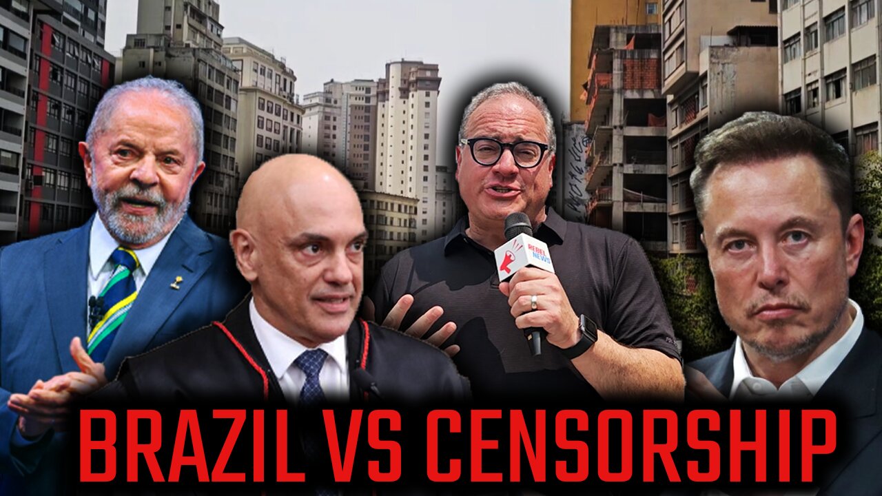 We're in Brazil covering the HUGE anti-censorship protests!