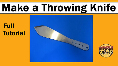 Make a Throwing Knife | No forge needed