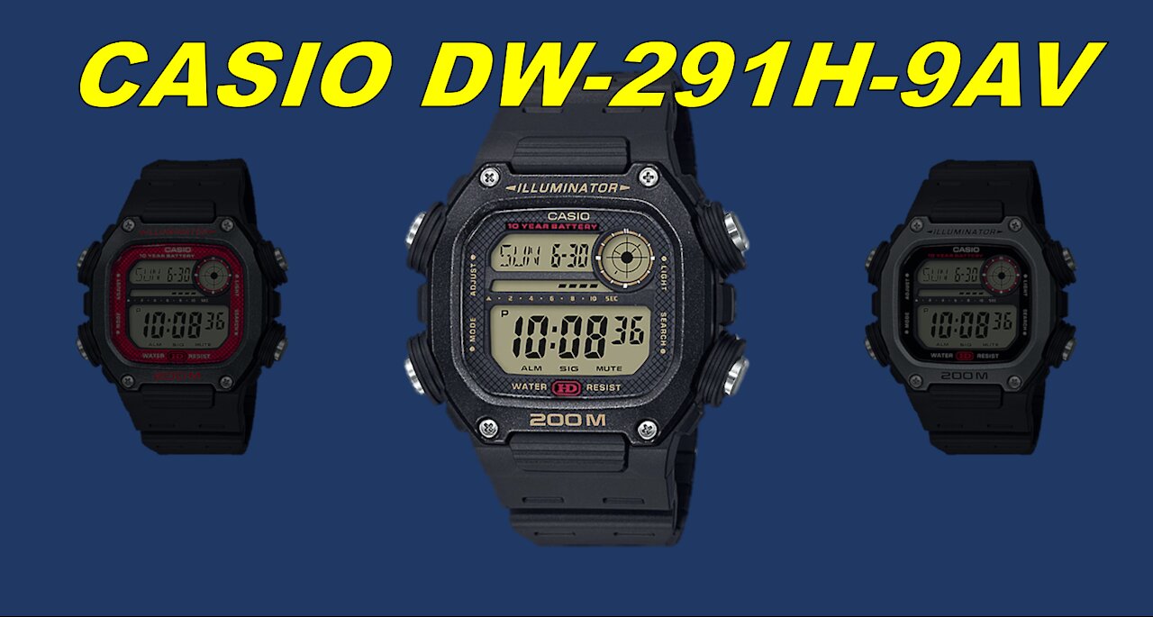 Casio DW291H-9AV Overview 06.02.21