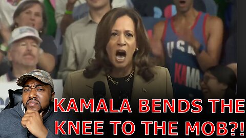 Kamala Harris BENDS THE KNEE To Protestors As Trump ROAST HER With HILARIOUS Supercut At Rally!