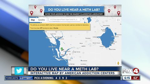 Do you live near a meth lab? This interactive map will show you