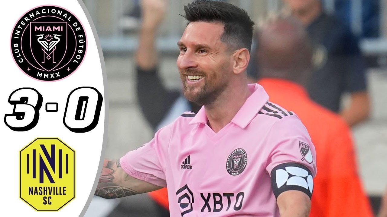 Messi Goal 💥 Inter Miami vs Nashville 3-0 - All Goals & Highlights - 2023