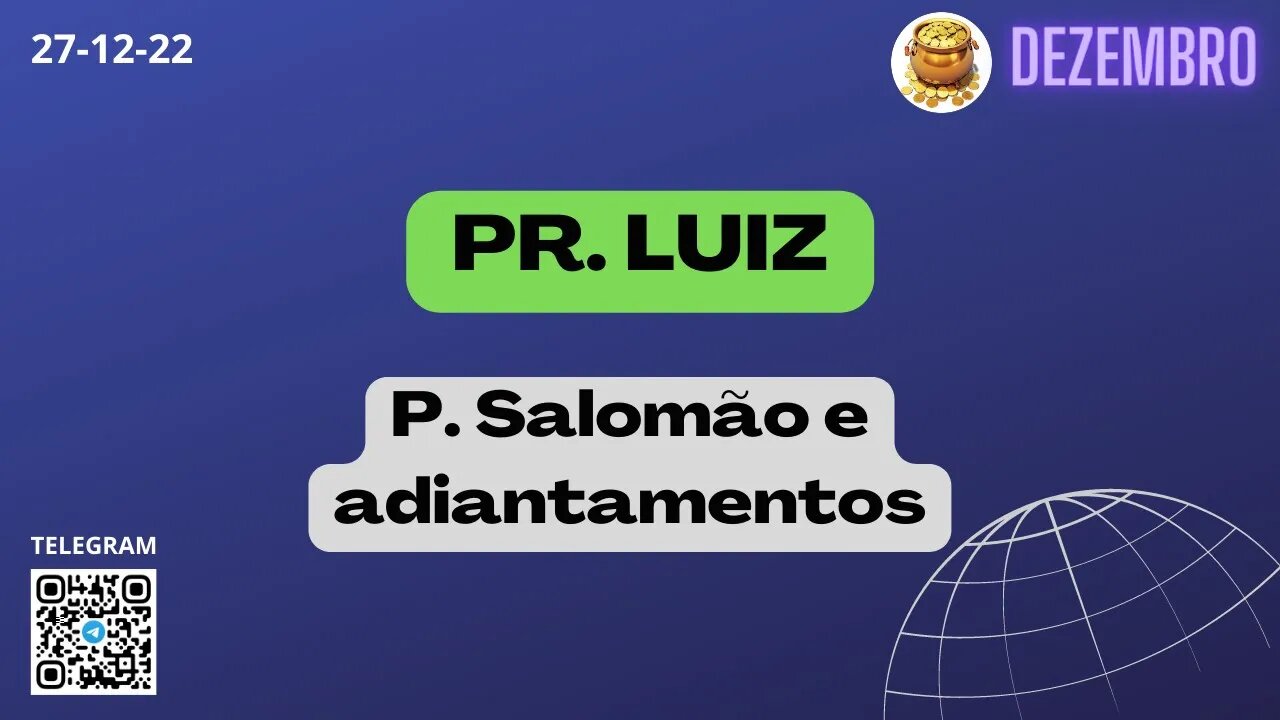 PR. LUIZ P. Salomão e adiantamentos