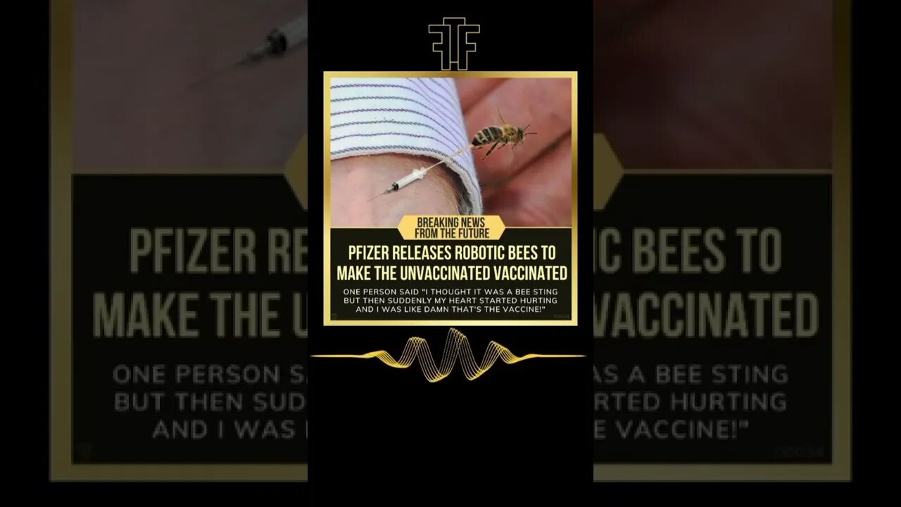 Pfizer releases robotic bees to make the unvaccinated vaccinated #nft