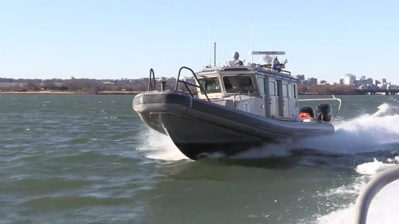 AMO Marine Interdiction Agents Provide Security for the 59th Presidential Inauguration