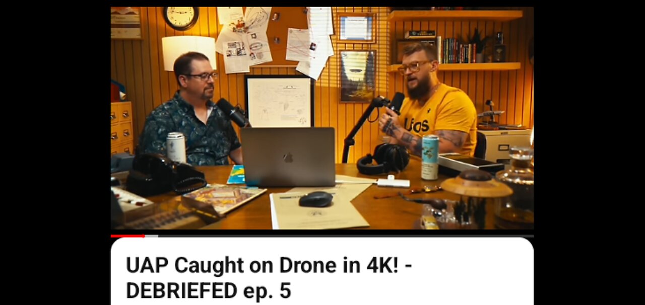 UAP CAUGHT ON DRONE IN 4K