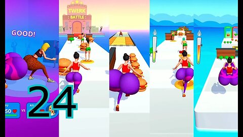 Twerk Race 3D — Running Game3D Full Gameplay walkthrough (android/ios) | level 230-240 Part 24
