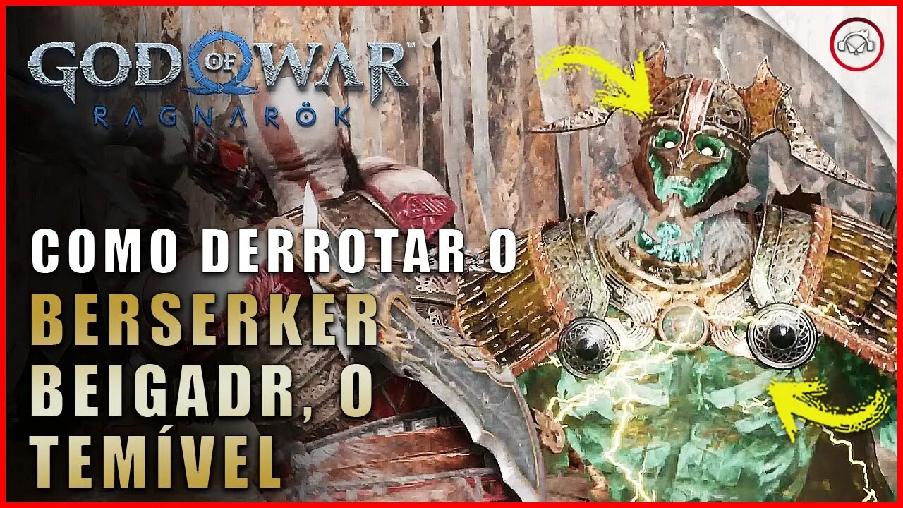 God of war Ragnarok, Como derrotar o Berserker Beigadr, O Temível | Super dica