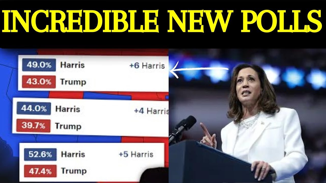 Harris Skyrocks to Record High in the Latest Polls | Latest US Election News