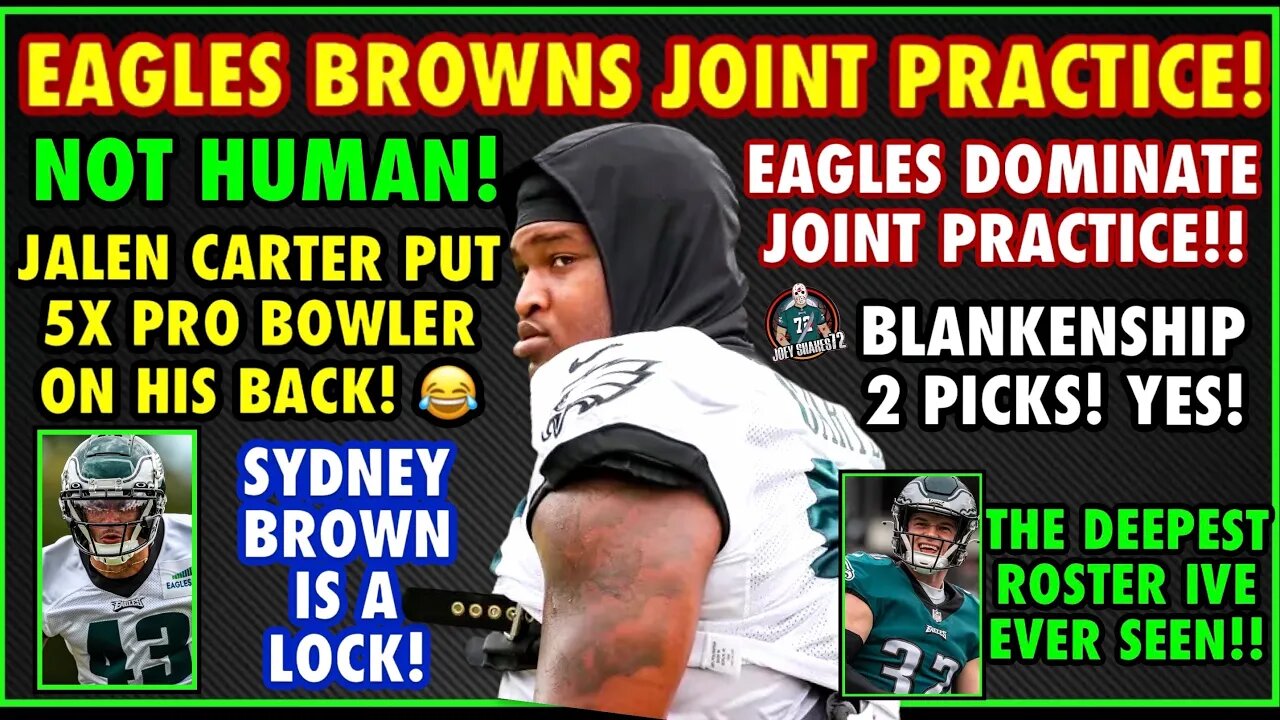 NOT HUMAN! JALEN CARTER LAYS OUT 5X PRO BOWLER! REED BLANKENSHIP 2 PICKS! SYDNEY BROWN IS A LOCK!