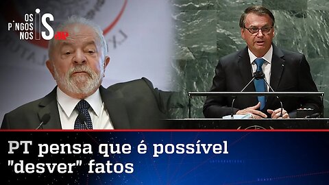 Lula aciona TSE contra uso de discurso de Bolsonaro na ONU