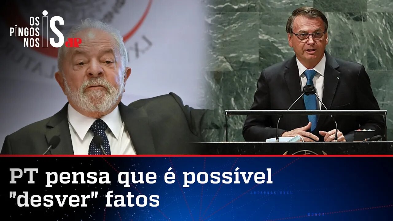 Lula aciona TSE contra uso de discurso de Bolsonaro na ONU