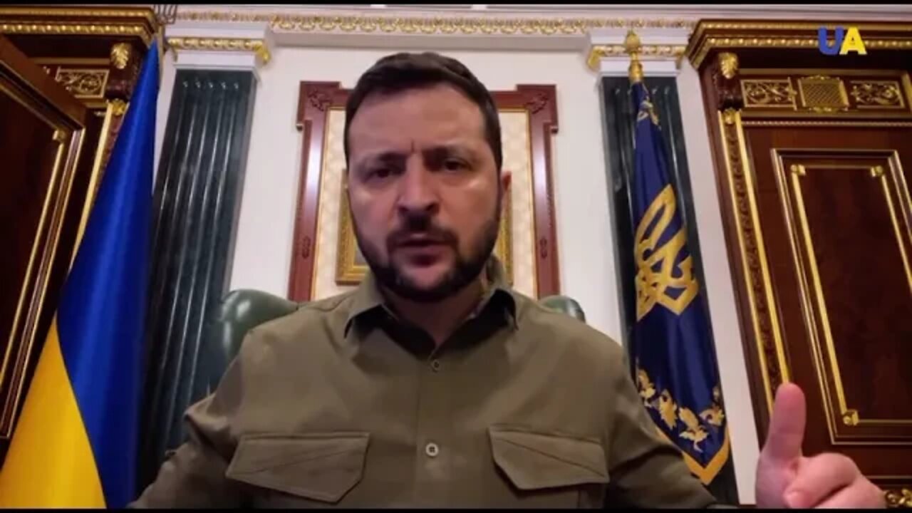 Address from Ukrainian president Volodymyr Zelenskyy