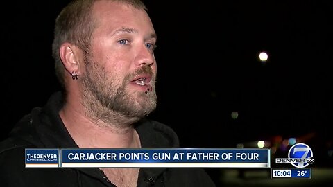 Arvada father says carjacker brandished gun, ordered him to the ground, stole wallet, keys & pickup