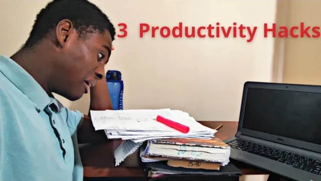 The ONLY 3 Productivity Tips You NEED