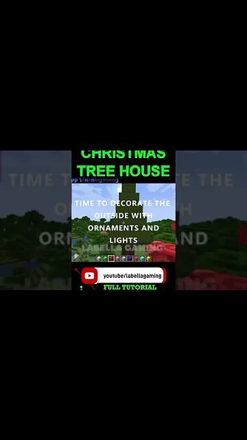 Minecraft: Large Christmas Tree House