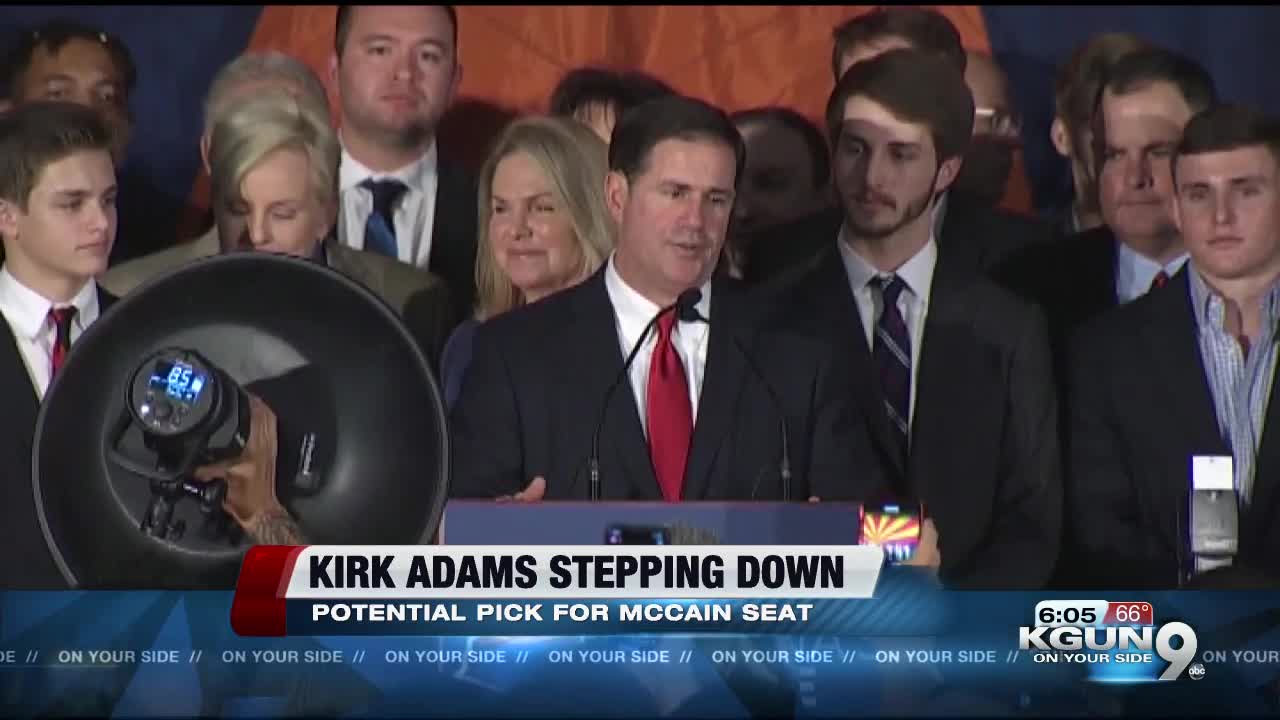 Arizona governor's top aide, Kirk Adams, leaving post