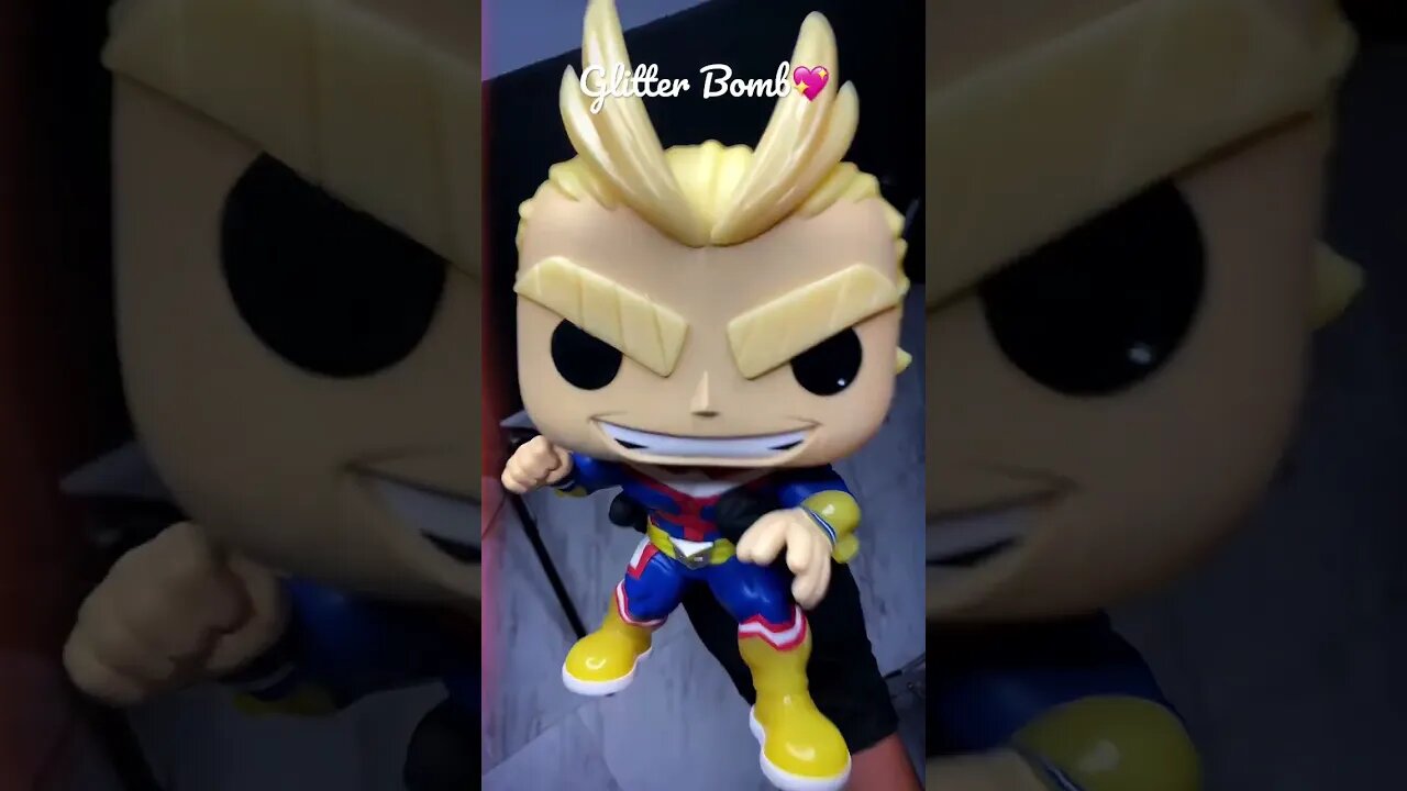Almight 💖 Funko! #anime #myheroacademia #bling #glitter
