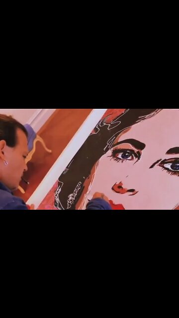 Johnny Depp Being an Artist