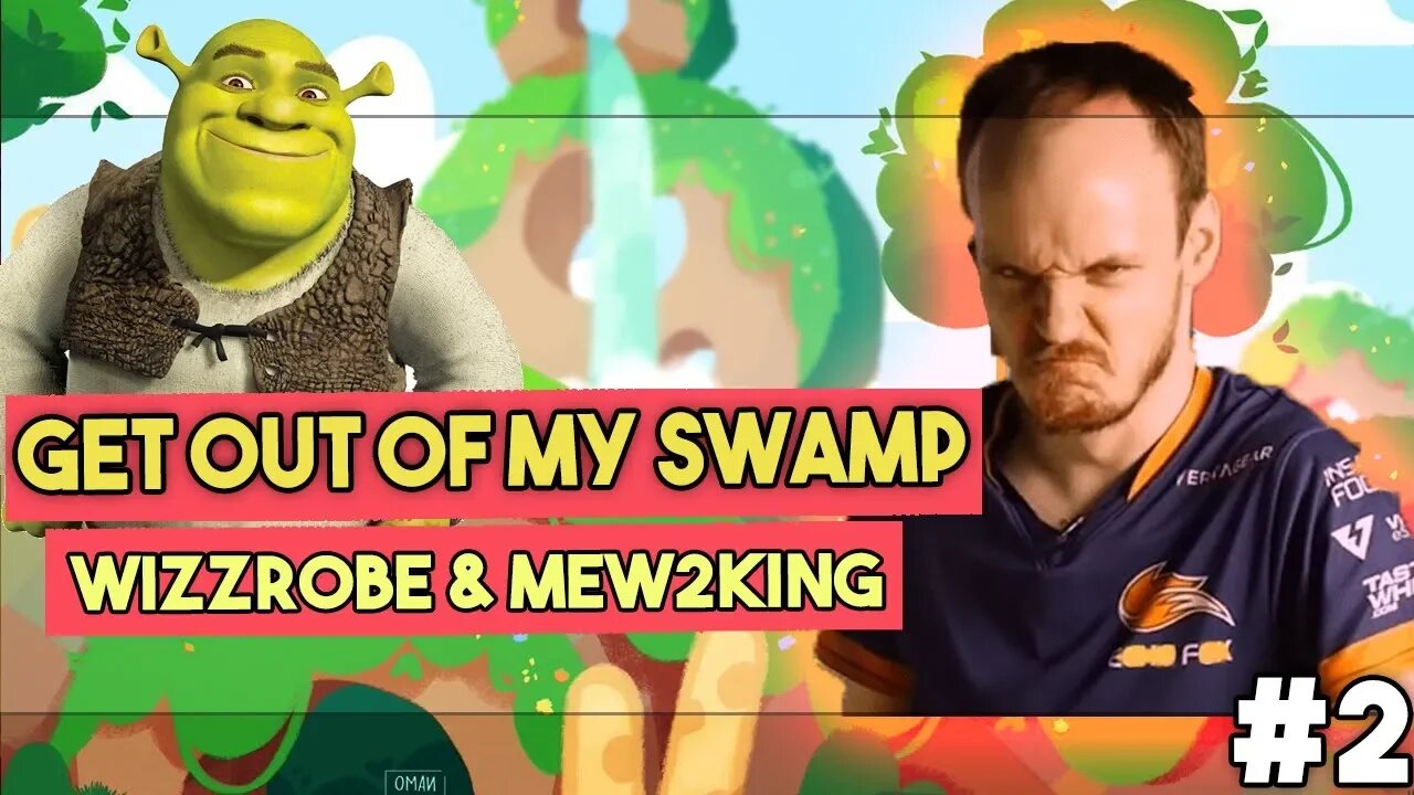 GET OUT OF MY SWAMP || Mew2king and Wizzy funny highlights