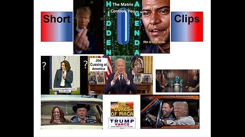 Matrix Trump Biden Harris Hillary Tucker Tim Pool Confused Alien Secret Service Short Clips 2 Final 15m