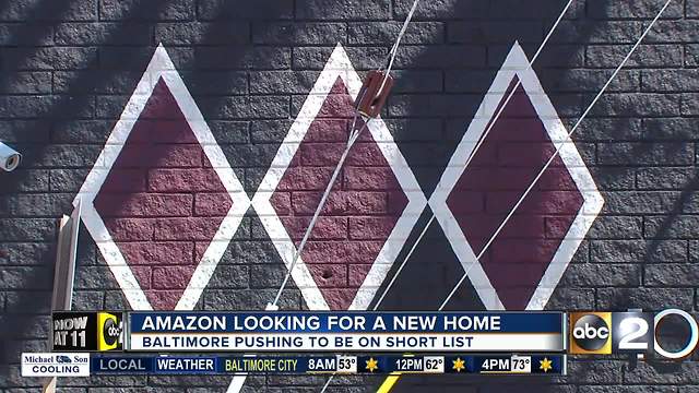 Baltimore woos Amazon to be home sweet home