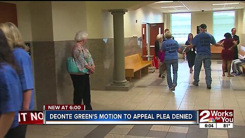 Deonte Green's motion to appeal plea denied