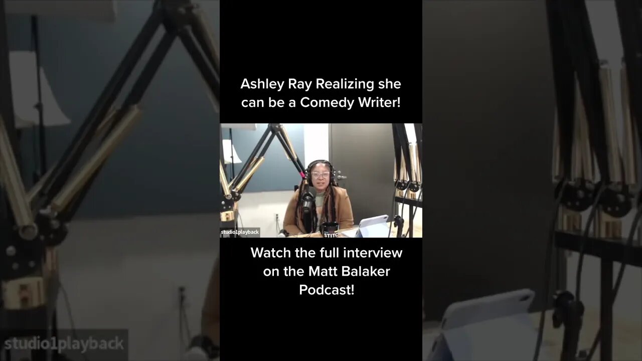 Writer Ashley Ray on Realizing she can be a Comedian #shorts