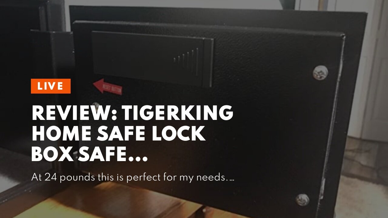 Review: TIGERKING Home Safe Lock Box Safe Electronic Security Safe Box, White - 1.8 Cubic Feet