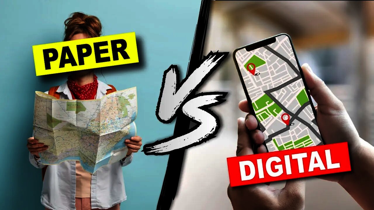 Paper maps vs Digital maps [Planning Motorcycle Road Trips]