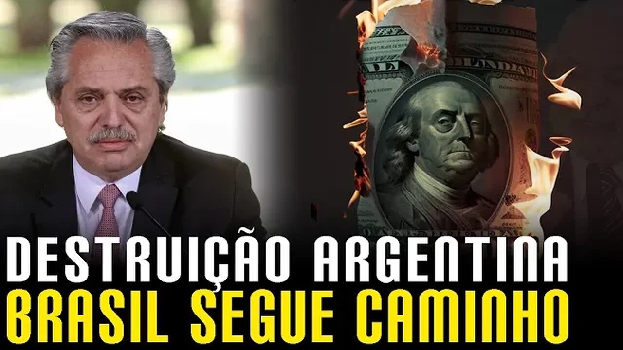 Argentina afundando. Brasil segue o mesmo caminho!