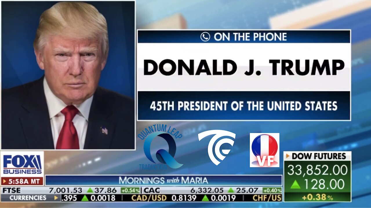 TRUMP : ..." COURAGE ! ON VA RENVERSER LA VAPEUR "...
