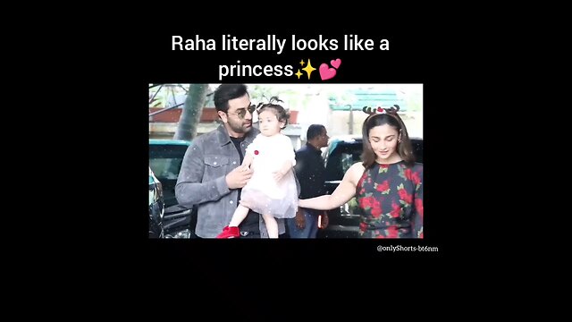 Ranbir and Alia with his daughter Raha💫