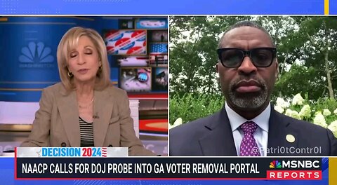 The NAACP President is calling on the DOJ to probe the new GA voter portal: