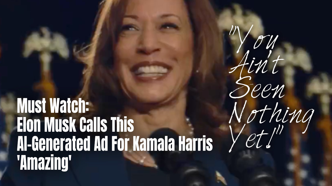 Must Watch: Elon Musk Calls This AI-Generated Ad For Kamala Harris 'Amazing'