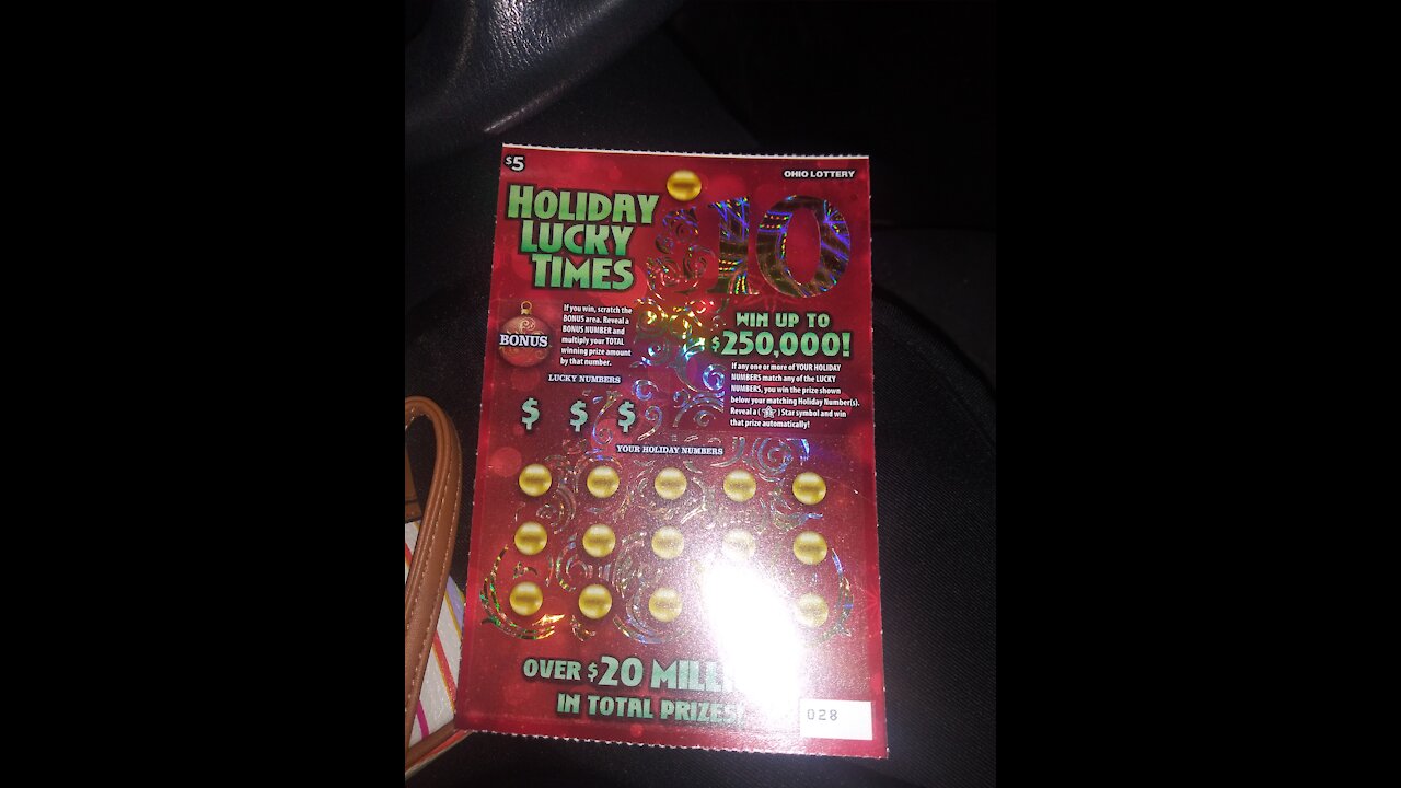 Scratching holiday tickets