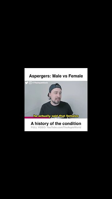 Aspergers Makes vs Female @TheAspieWorld #autism #asd #aspergers