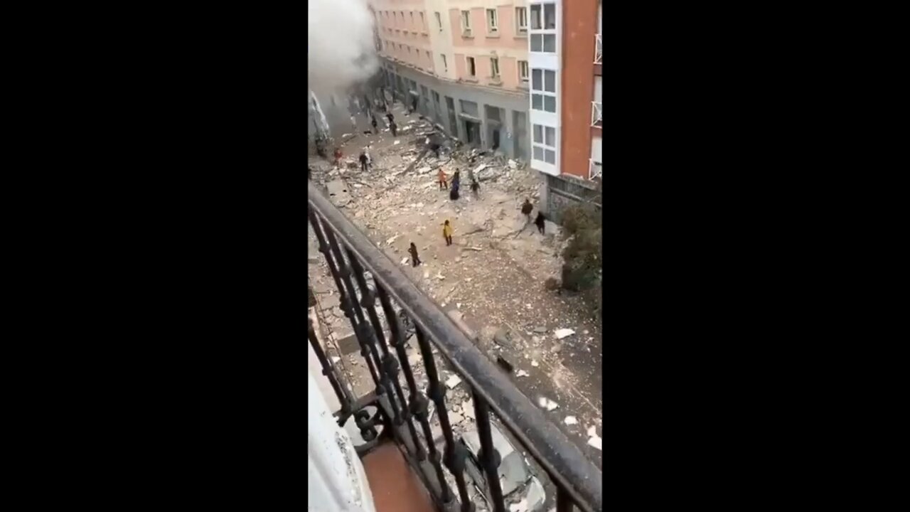 Explosion in Madrid