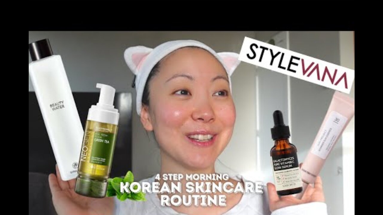 Simple 4 Step Morning Korean Skincare Routine