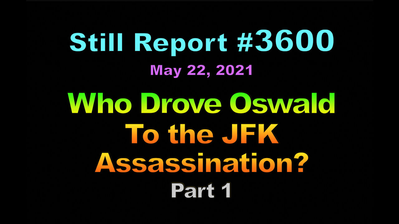 Who Drove Oswald to the Texas Book Depository, 3600